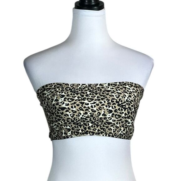 Relleciga Leopard Bikini Top, Size XL, NWT - Picture 1 of 6